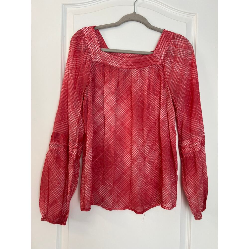 LC LAUREN CONRAD WOMEN'S TUNIC LONG SLEEVES SIZE MEDIUM PINK EUC